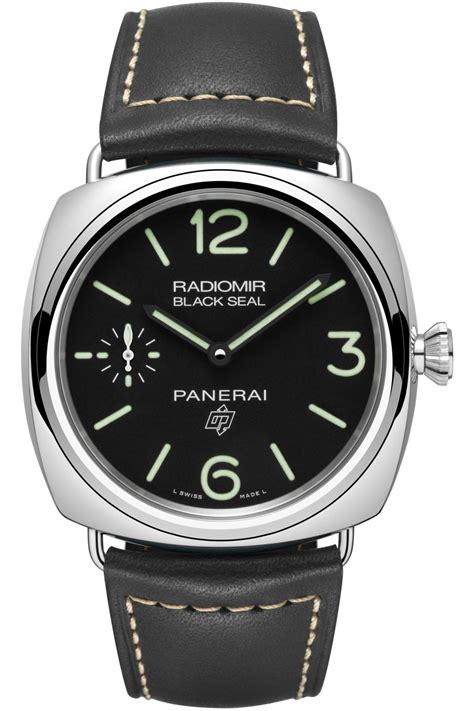 panerai radiomir white gold|radiomir black seal.